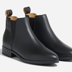 Nisolo Black 100% Real Leather Women's Chelsea Ankle Boots